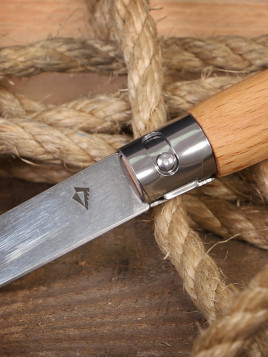 DOMINATOR URBAN COMBAT Nóż Beech Wood DREWNO BUK GRAWER Lunula