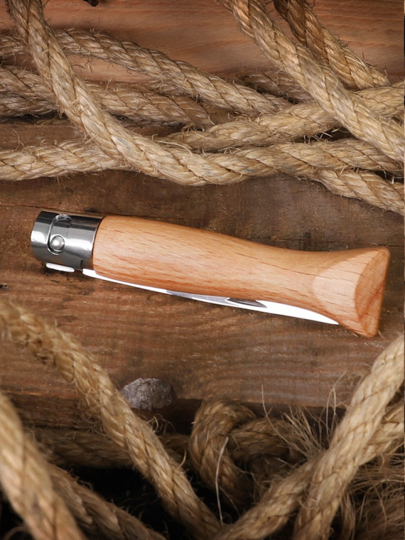DOMINATOR URBAN COMBAT Nóż Beech Wood DREWNO BUK GRAWER Lunula