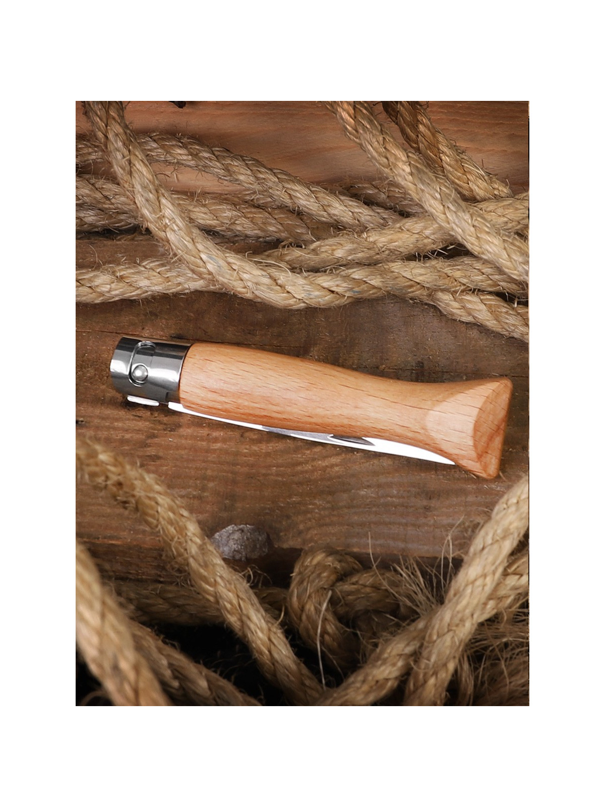DOMINATOR URBAN COMBAT Nóż Beech Wood DREWNO BUK GRAWER Lunula