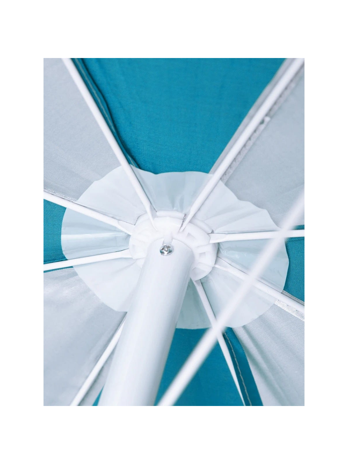 NILS CAMP Parasol Plażowy Ogrodowy Składany z Filtrem UV Średnica 180 cm NC7813