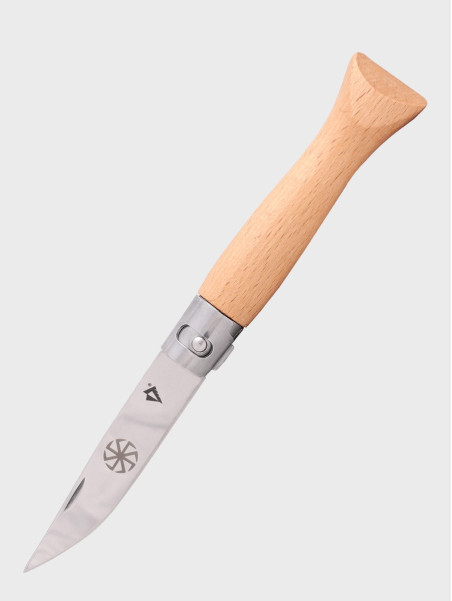 DOMINATOR URBAN COMBAT Nóż Beech Wood DREWNO BUK GRAWER Kolowrat Kołowrót