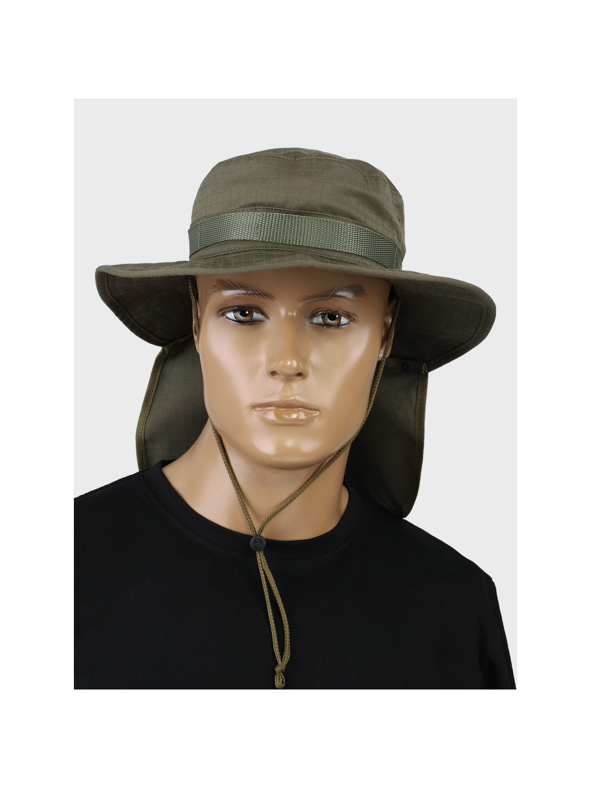 DOMINATOR URBAN COMBAT Kapelusz wojskowy z nakarczkiem Oliwkowy  XL