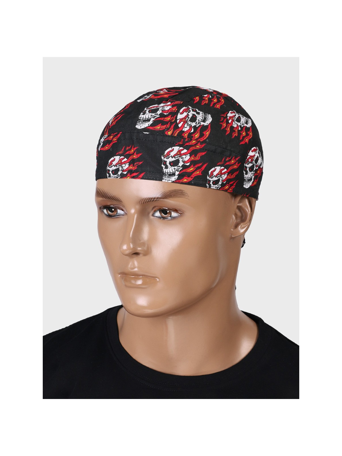 FOSTEX GARMENTS Chusta bandana bandama czapka Headwrap Flaming Skull