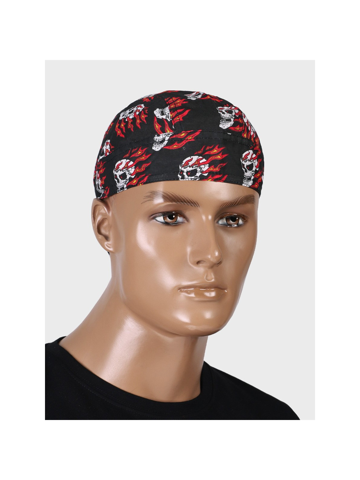 FOSTEX GARMENTS Chusta bandana bandama czapka Headwrap Flaming Skull