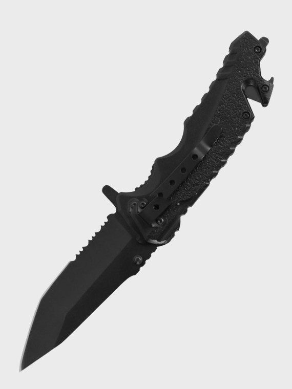 DOMINATOR URBAN COMBAT NÓŻ SKŁADANY RATOWNICZY EDC Z KLIPSEM GRAWER MED