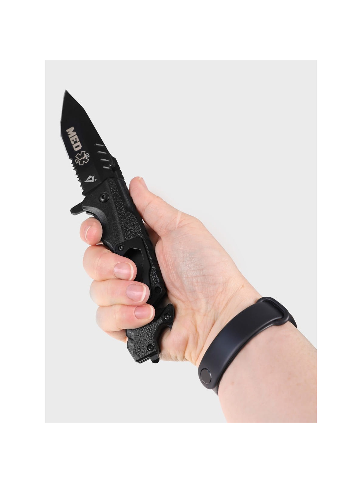 DOMINATOR URBAN COMBAT NÓŻ SKŁADANY RATOWNICZY EDC Z KLIPSEM GRAWER MED