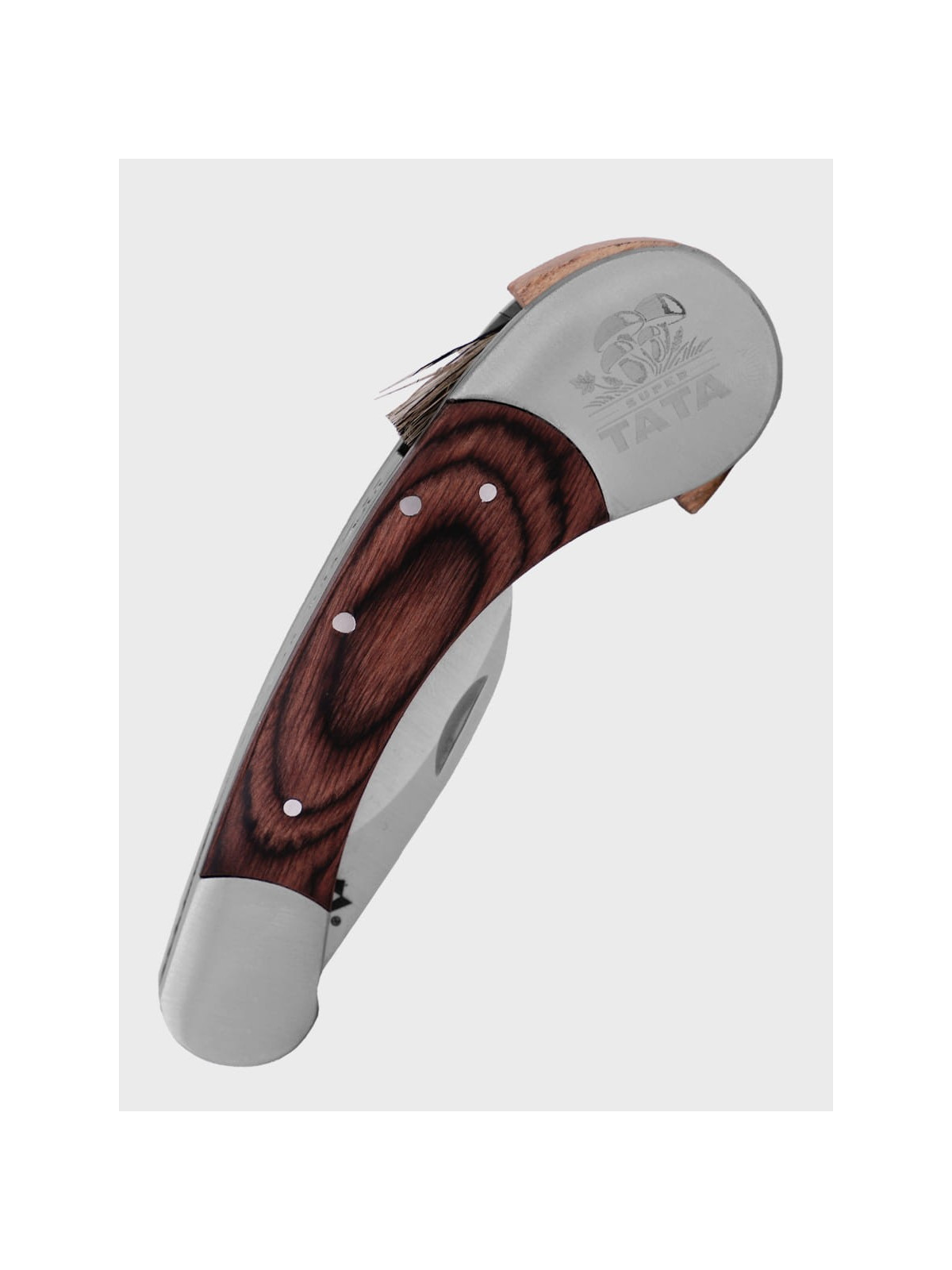 DOMINATOR URBAN COMBAT NÓŻ SKŁADANY Z MIOTEŁKĄ DO GRZYBÓW SCYZORYK MUSHROOM GRAWER SUPER TATA