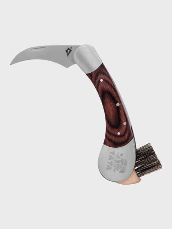 DOMINATOR URBAN COMBAT NÓŻ SKŁADANY Z MIOTEŁKĄ DO GRZYBÓW SCYZORYK MUSHROOM GRAWER SUPER TATA