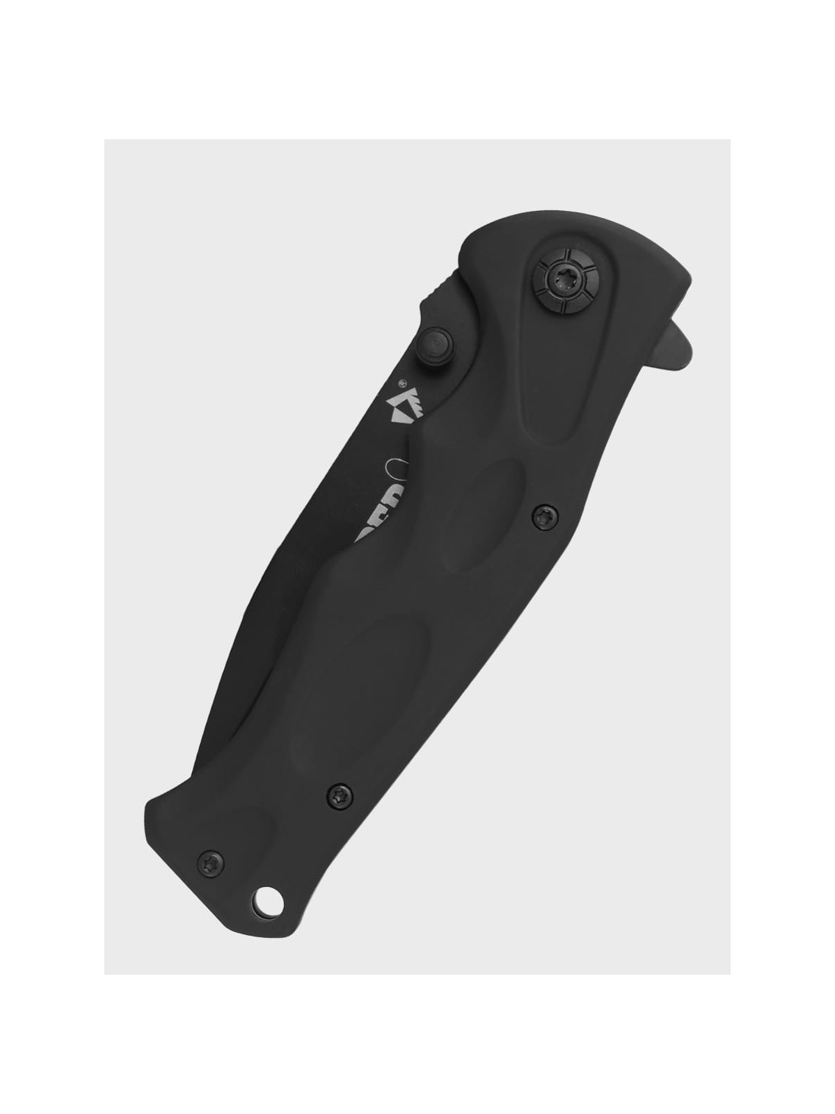 DOMINATOR URBAN COMBAT NÓŻ SKŁADANY POCKET CZARNY GRAWER Ryba SUPER TATA