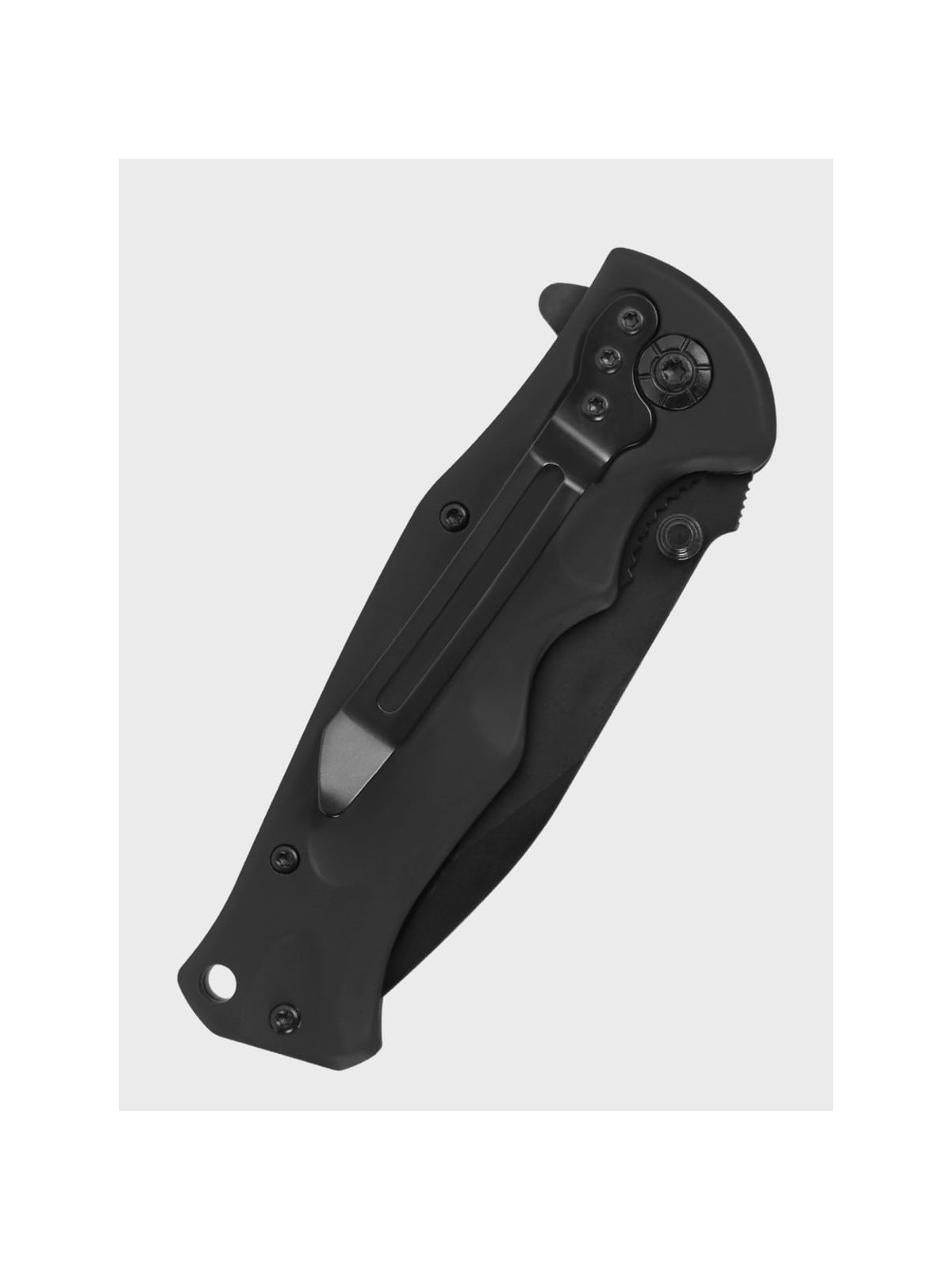 DOMINATOR URBAN COMBAT NÓŻ SKŁADANY POCKET CZARNY GRAWER Ryba SUPER TATA