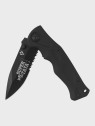 DOMINATOR URBAN COMBAT NÓŻ SKŁADANY POCKET CZARNY GRAWER Ryba SUPER TATA