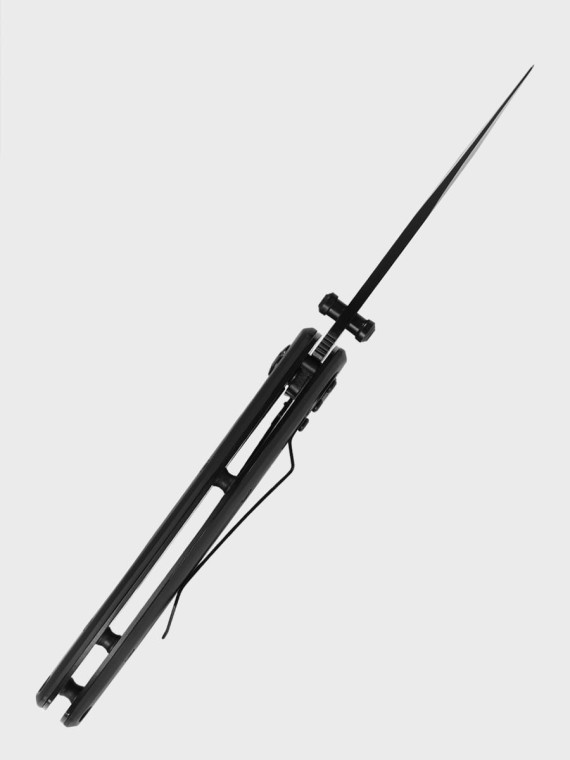 DOMINATOR URBAN COMBAT NÓŻ SKŁADANY POCKET CZARNY GRAWER Ryba SUPER TATA