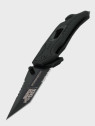 DOMINATOR URBAN COMBAT NÓŻ SKŁADANY TAKTYCZNY EDC Z KRZESIWEM GRAWER Ryba SUPER TATA