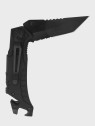 DOMINATOR URBAN COMBAT NÓŻ SKŁADANY TAKTYCZNY EDC Z KRZESIWEM GRAWER Ryba SUPER TATA