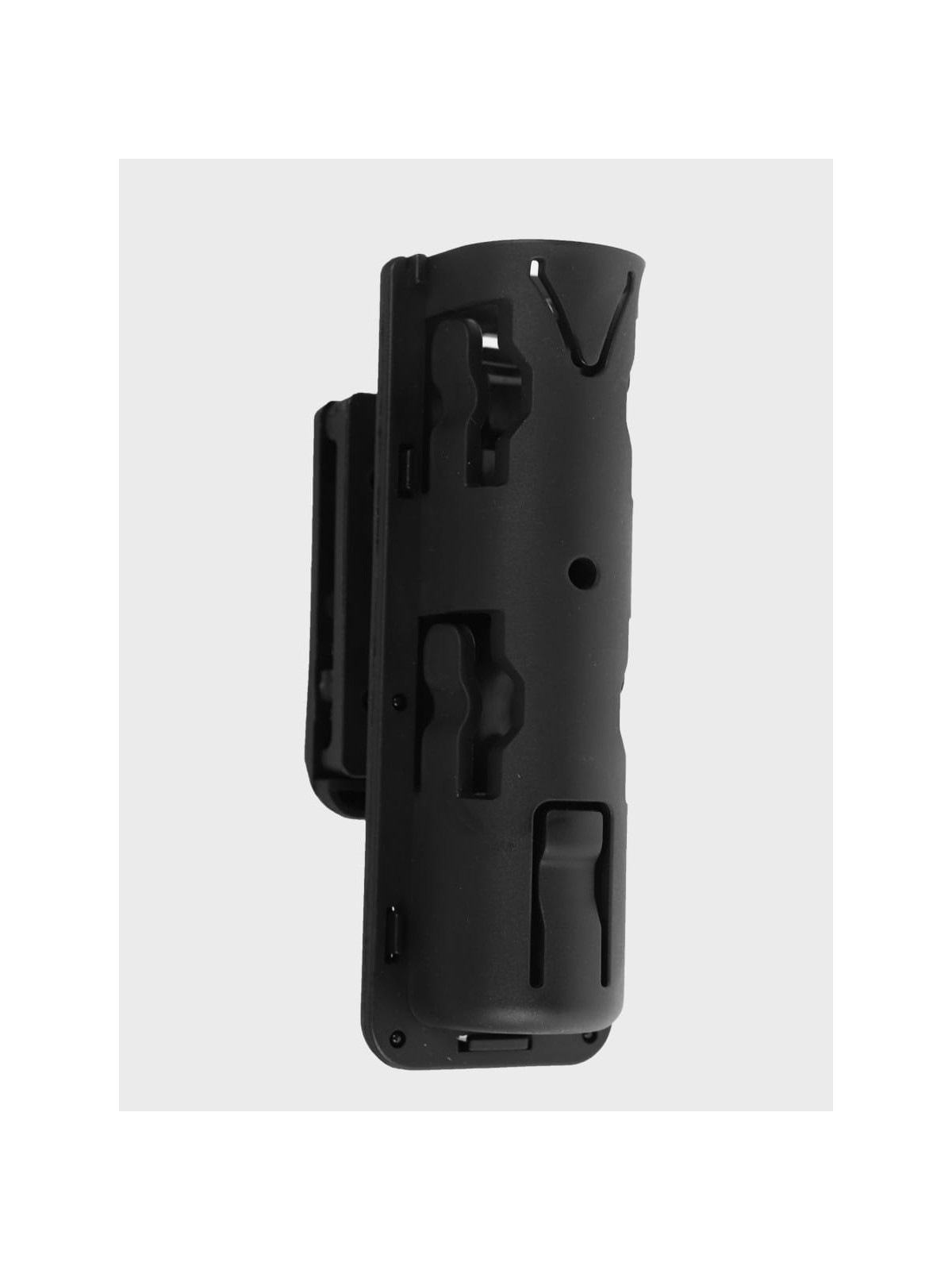 DOMINATOR URBAN COMBAT Kabura obrotowa na pałkę teleskopową 21 / 26 cali do pasów do 60 mm czarna