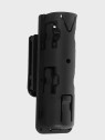 DOMINATOR URBAN COMBAT Kabura obrotowa na pałkę teleskopową 21 / 26 cali do pasów do 60 mm czarna