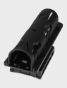 DOMINATOR URBAN COMBAT Kabura obrotowa na pałkę teleskopową 21 / 26 cali do pasów do 60 mm czarna
