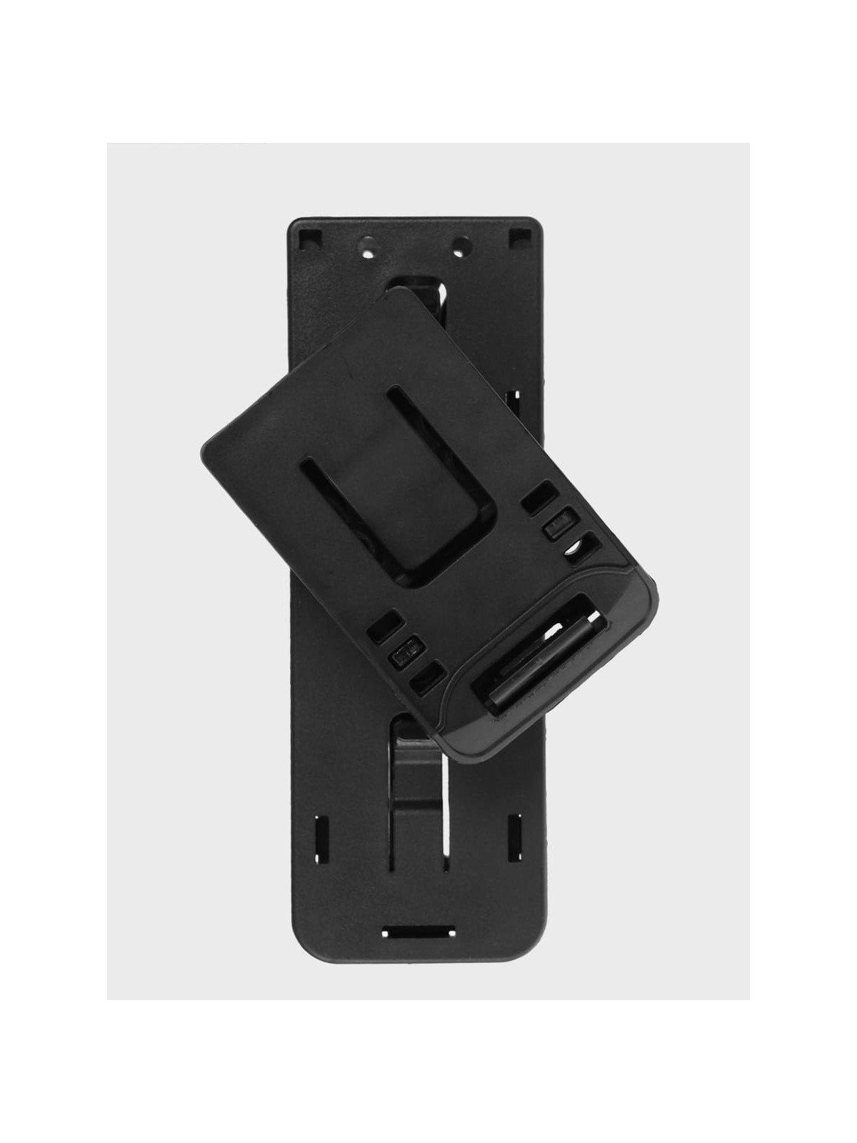 DOMINATOR URBAN COMBAT Kabura obrotowa na pałkę teleskopową 21 / 26 cali do pasów do 60 mm czarna