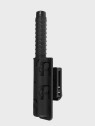 DOMINATOR URBAN COMBAT Kabura obrotowa na pałkę teleskopową 21 / 26 cali do pasów do 60 mm czarna