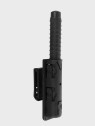 DOMINATOR URBAN COMBAT Kabura obrotowa na pałkę teleskopową 21 / 26 cali do pasów do 60 mm czarna
