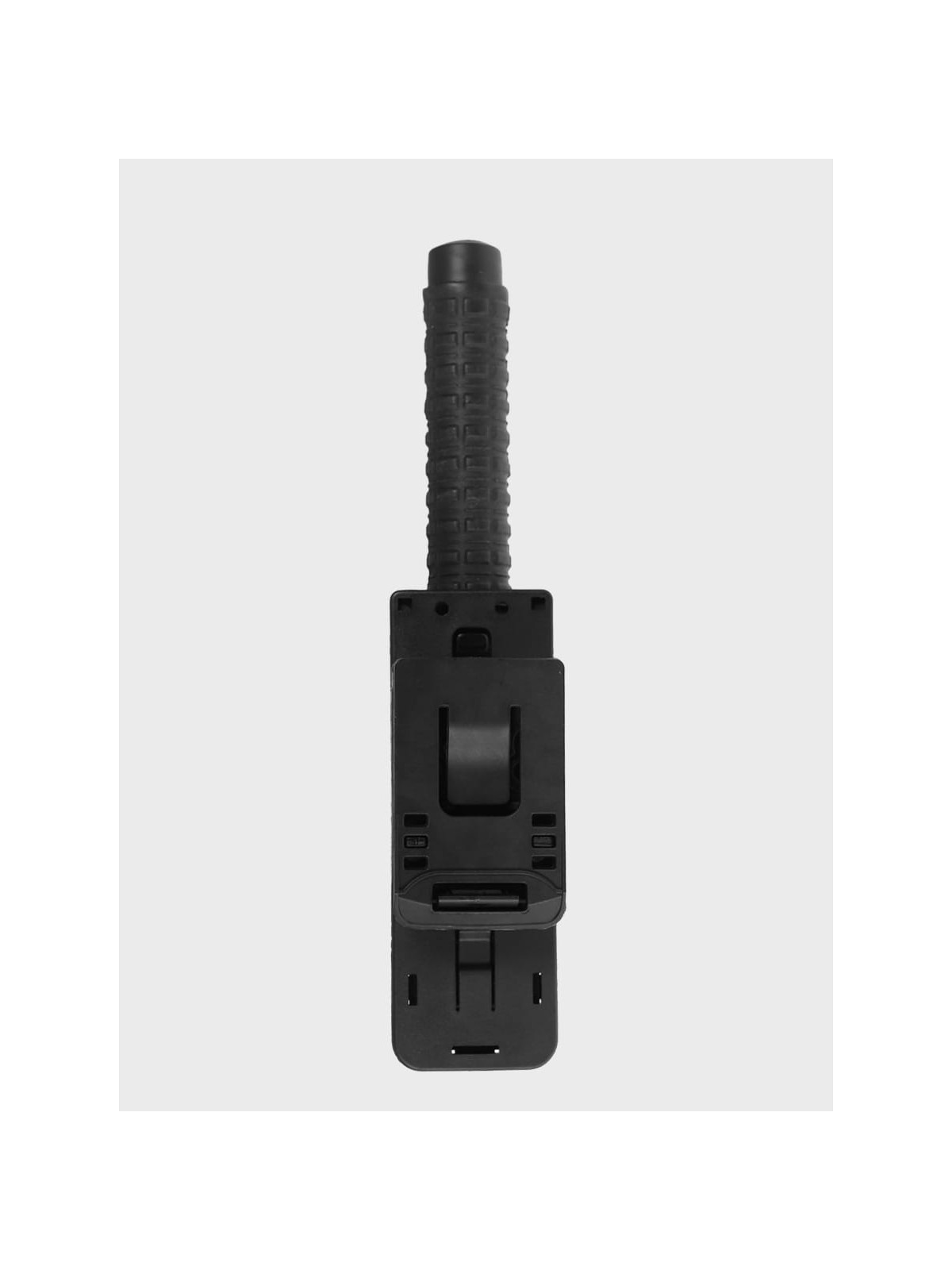 DOMINATOR URBAN COMBAT Kabura obrotowa na pałkę teleskopową 21 / 26 cali do pasów do 60 mm czarna