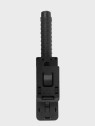 DOMINATOR URBAN COMBAT Kabura obrotowa na pałkę teleskopową 21 / 26 cali do pasów do 60 mm czarna