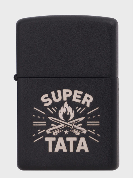 DOMINATOR URBAN COMBAT ZAPALNICZKA BENZYNOWA KLASYCZNA CZARNA MAT GRAWER OGNISKO SUPER TATA