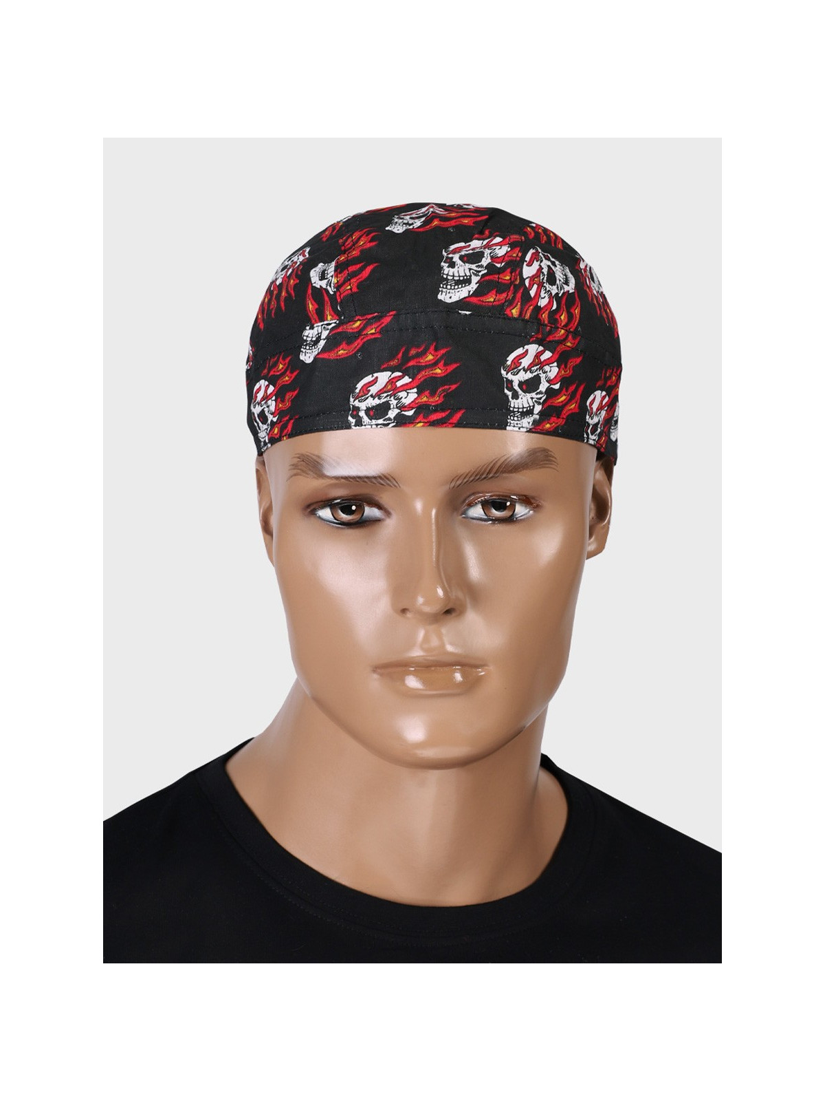 FOSTEX GARMENTS Chusta bandana bandama czapka Headwrap Flaming Skull