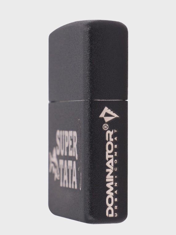 DOMINATOR URBAN COMBAT ZAPALNICZKA BENZYNOWA KLASYCZNA CZARNY MAT GRAWER RYBA SUPER TATA