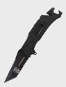 DOMINATOR URBAN COMBAT NÓŻ SKŁADANY TAKTYCZNY EDC Z KRZESIWEM GRAWER Ognisko SUPER TATA