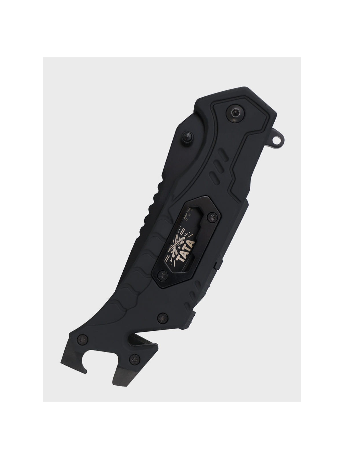 DOMINATOR URBAN COMBAT NÓŻ SKŁADANY TAKTYCZNY EDC Z KRZESIWEM GRAWER Ognisko SUPER TATA