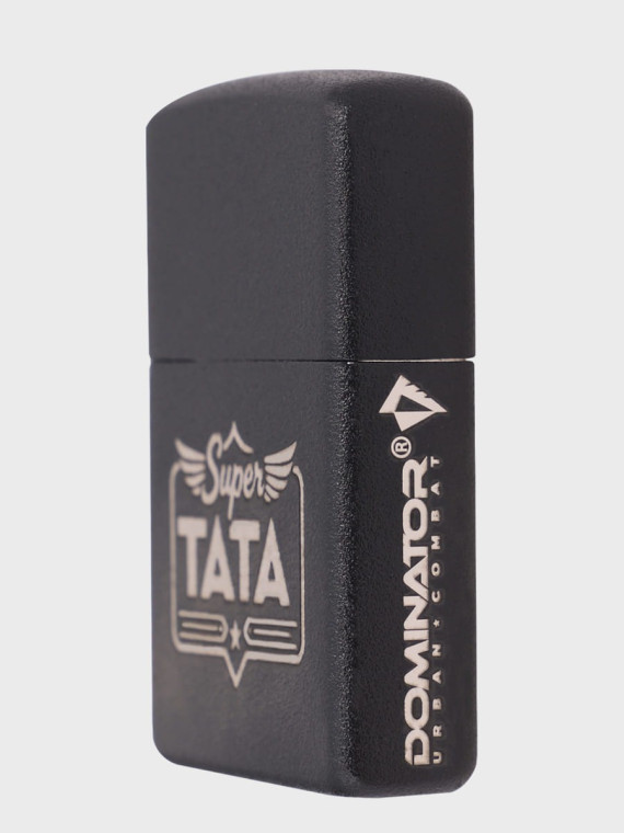 DOMINATOR URBAN COMBAT ZAPALNICZKA BENZYNOWA KLASYCZNA CZARNA MAT GRAWER SUPER TATA
