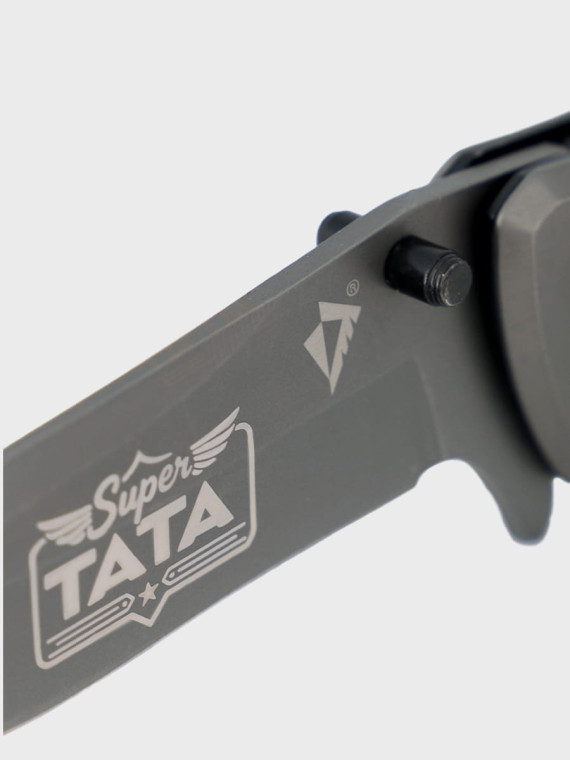 DOMINATOR URBAN COMBAT NÓŻ SKŁADANY SCYZORYK SPRĘŻYNOWY DREWNO GRAWER SUPER TATA