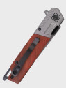 DOMINATOR URBAN COMBAT NÓŻ SKŁADANY SCYZORYK SPRĘŻYNOWY SLIM WOOD GRAWER Ognisko SUPER TATA