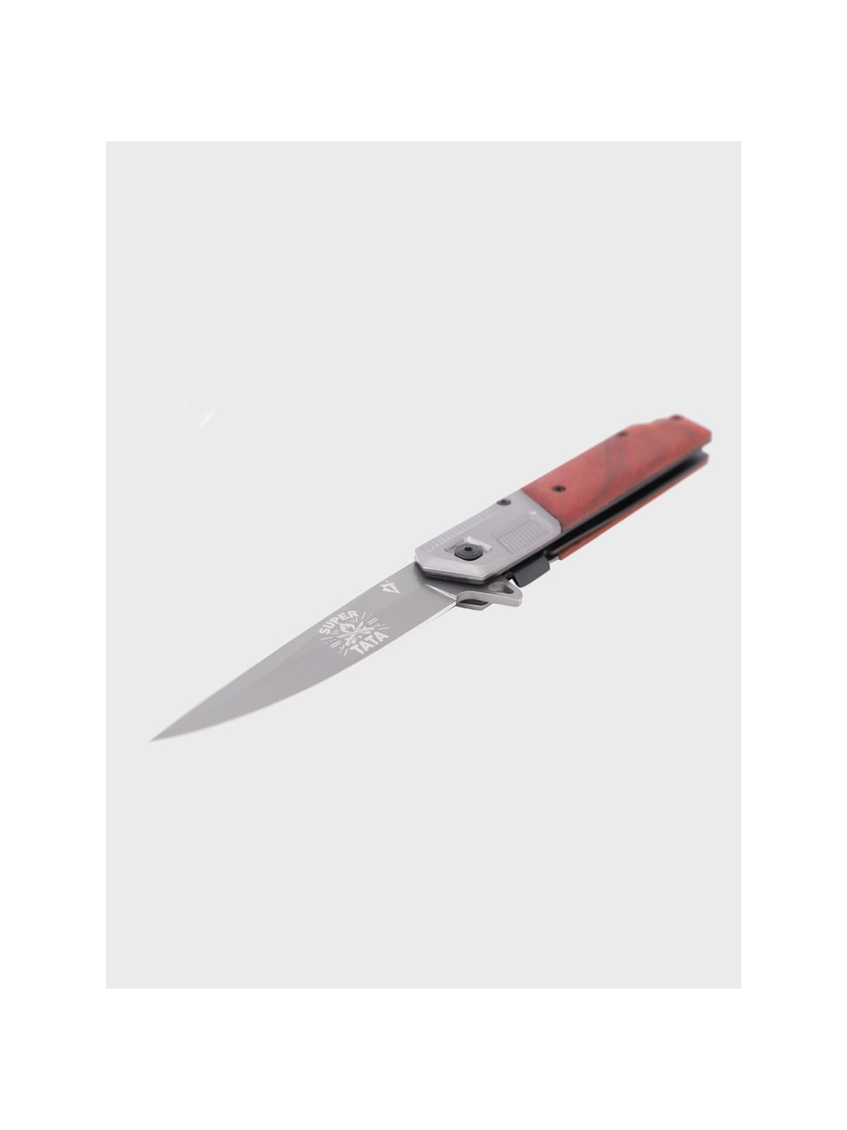 DOMINATOR URBAN COMBAT NÓŻ SKŁADANY SCYZORYK SPRĘŻYNOWY SLIM WOOD GRAWER Ognisko SUPER TATA