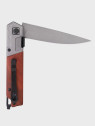 DOMINATOR URBAN COMBAT NÓŻ SKŁADANY SCYZORYK SPRĘŻYNOWY SLIM WOOD GRAWER Ryba SUPER TATA