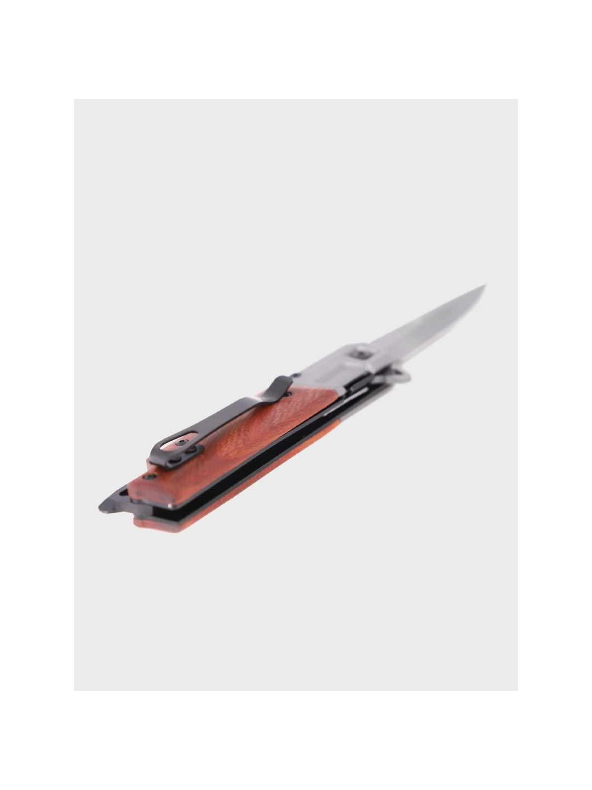 DOMINATOR URBAN COMBAT NÓŻ SKŁADANY SCYZORYK SPRĘŻYNOWY SLIM WOOD GRAWER Ryba SUPER TATA