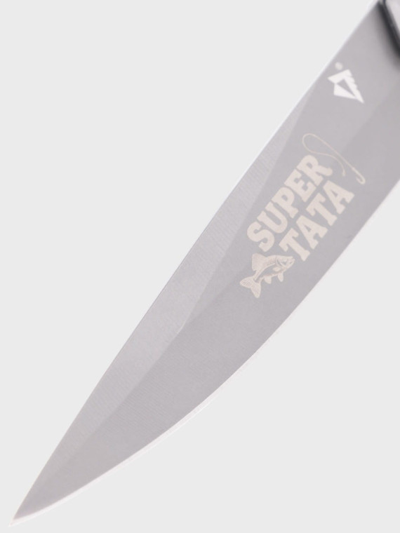 DOMINATOR URBAN COMBAT NÓŻ SKŁADANY SCYZORYK SPRĘŻYNOWY SLIM WOOD GRAWER Ryba SUPER TATA
