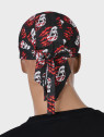 FOSTEX GARMENTS Chusta bandana bandama czapka Headwrap Flaming Skull