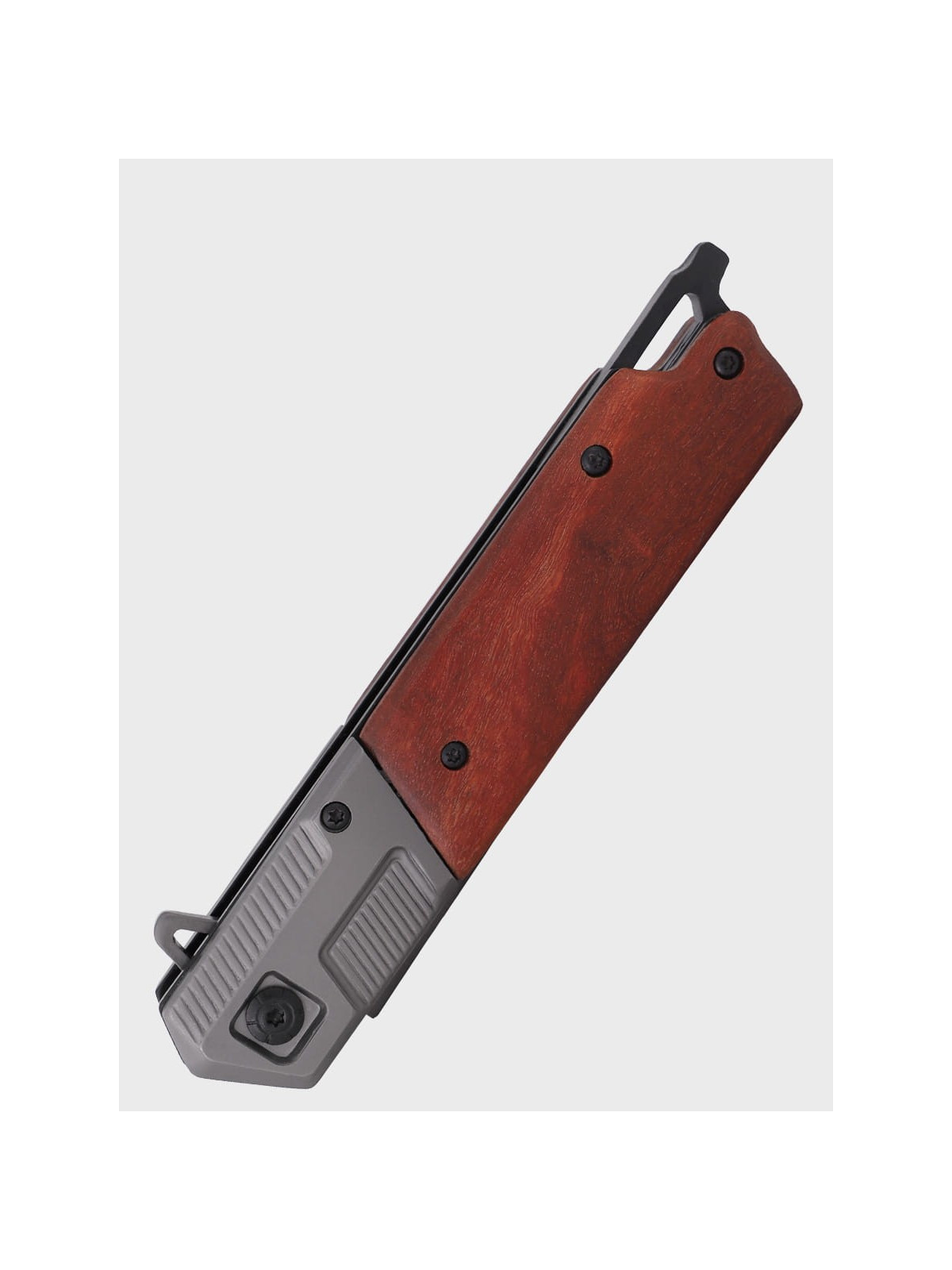 DOMINATOR URBAN COMBAT NÓŻ SKŁADANY SCYZORYK SPRĘŻYNOWY SLIM WOOD GRAWER SUPER TATA