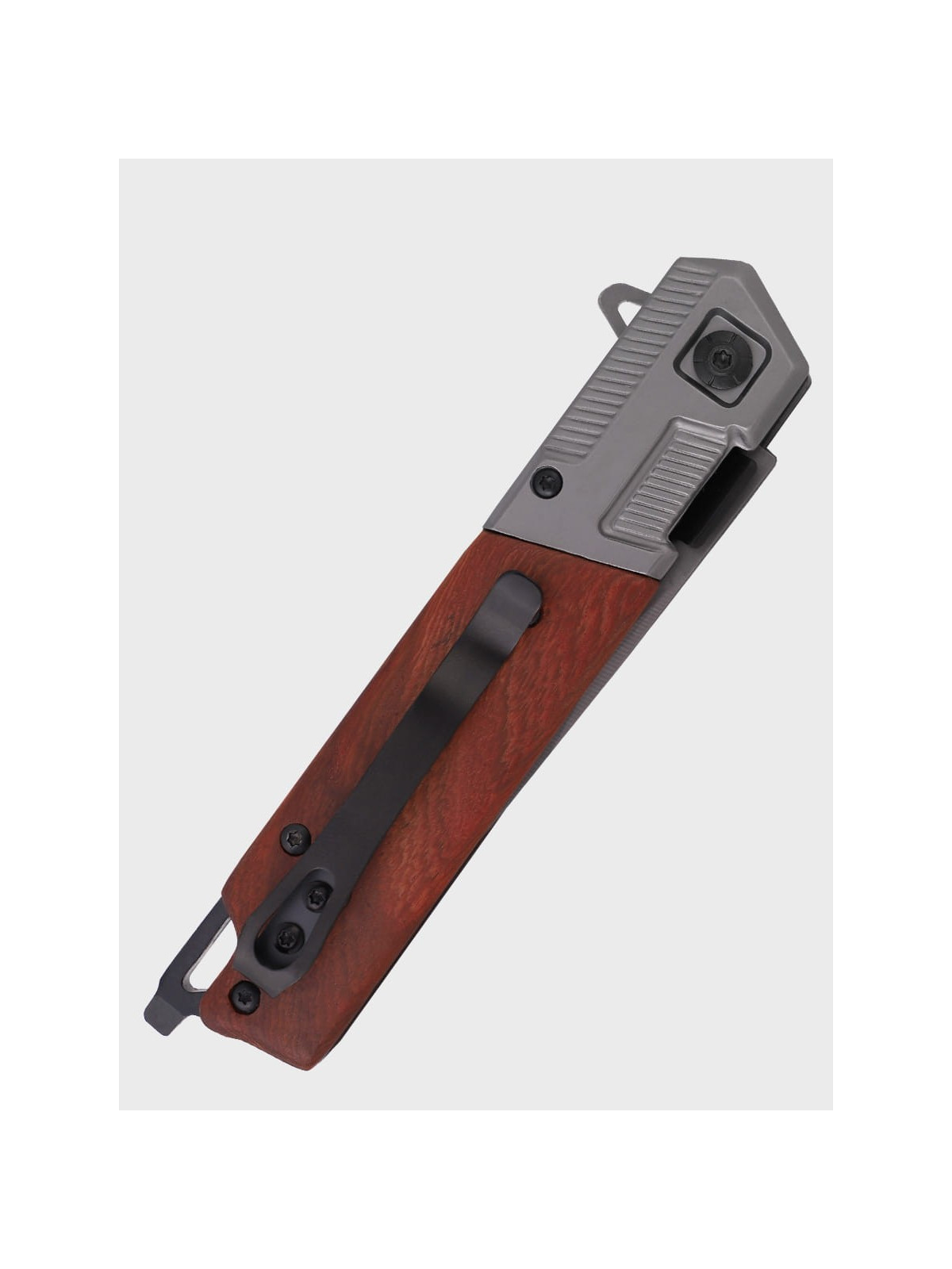 DOMINATOR URBAN COMBAT NÓŻ SKŁADANY SCYZORYK SPRĘŻYNOWY SLIM WOOD GRAWER SUPER TATA
