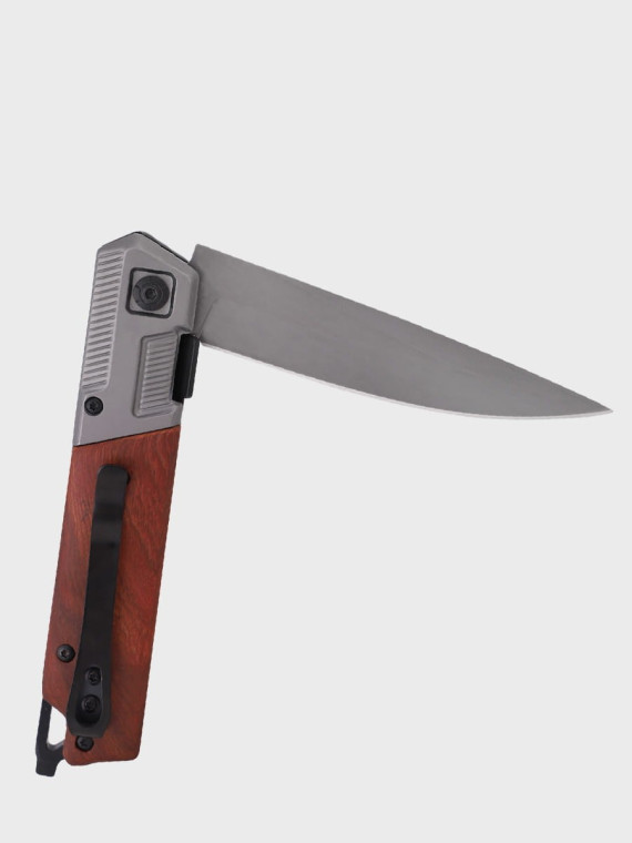 DOMINATOR URBAN COMBAT NÓŻ SKŁADANY SCYZORYK SPRĘŻYNOWY SLIM WOOD GRAWER SUPER TATA
