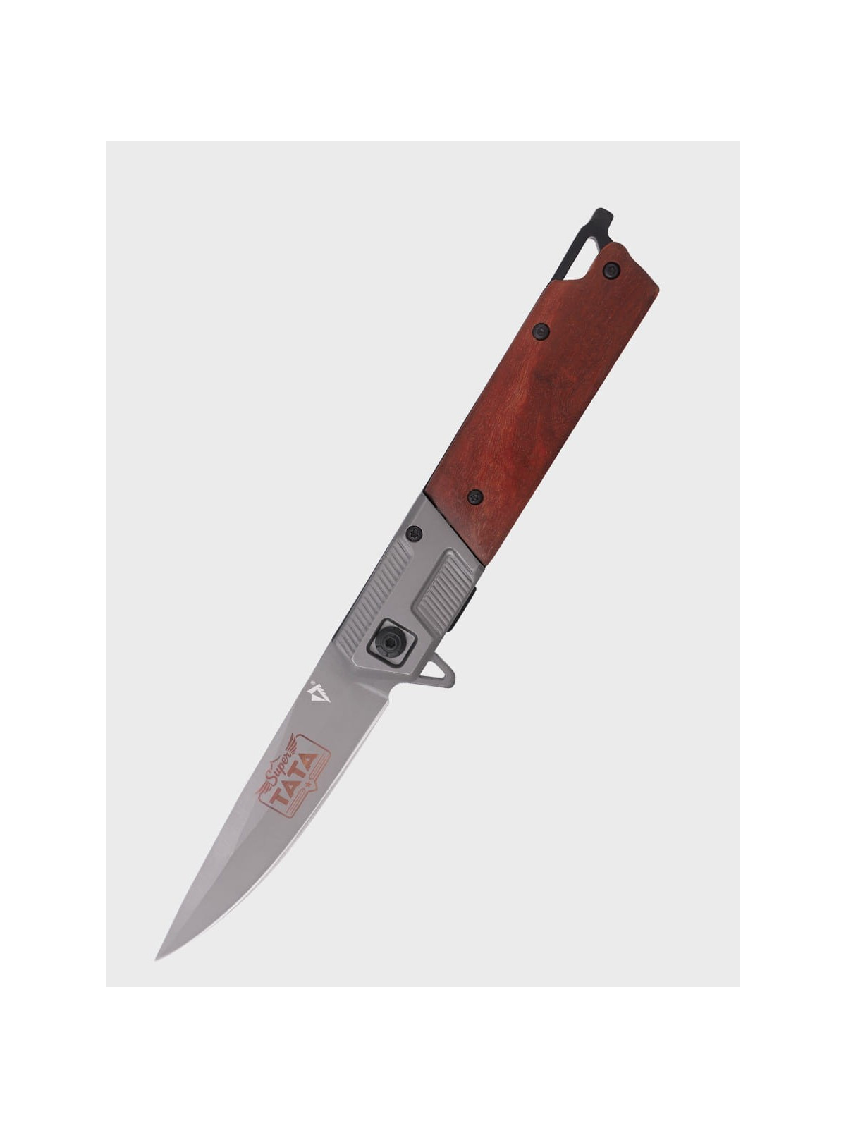 DOMINATOR URBAN COMBAT NÓŻ SKŁADANY SCYZORYK SPRĘŻYNOWY SLIM WOOD GRAWER SUPER TATA