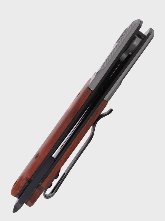 DOMINATOR URBAN COMBAT NÓŻ SKŁADANY SCYZORYK SPRĘŻYNOWY SLIM WOOD GRAWER SUPER TATA