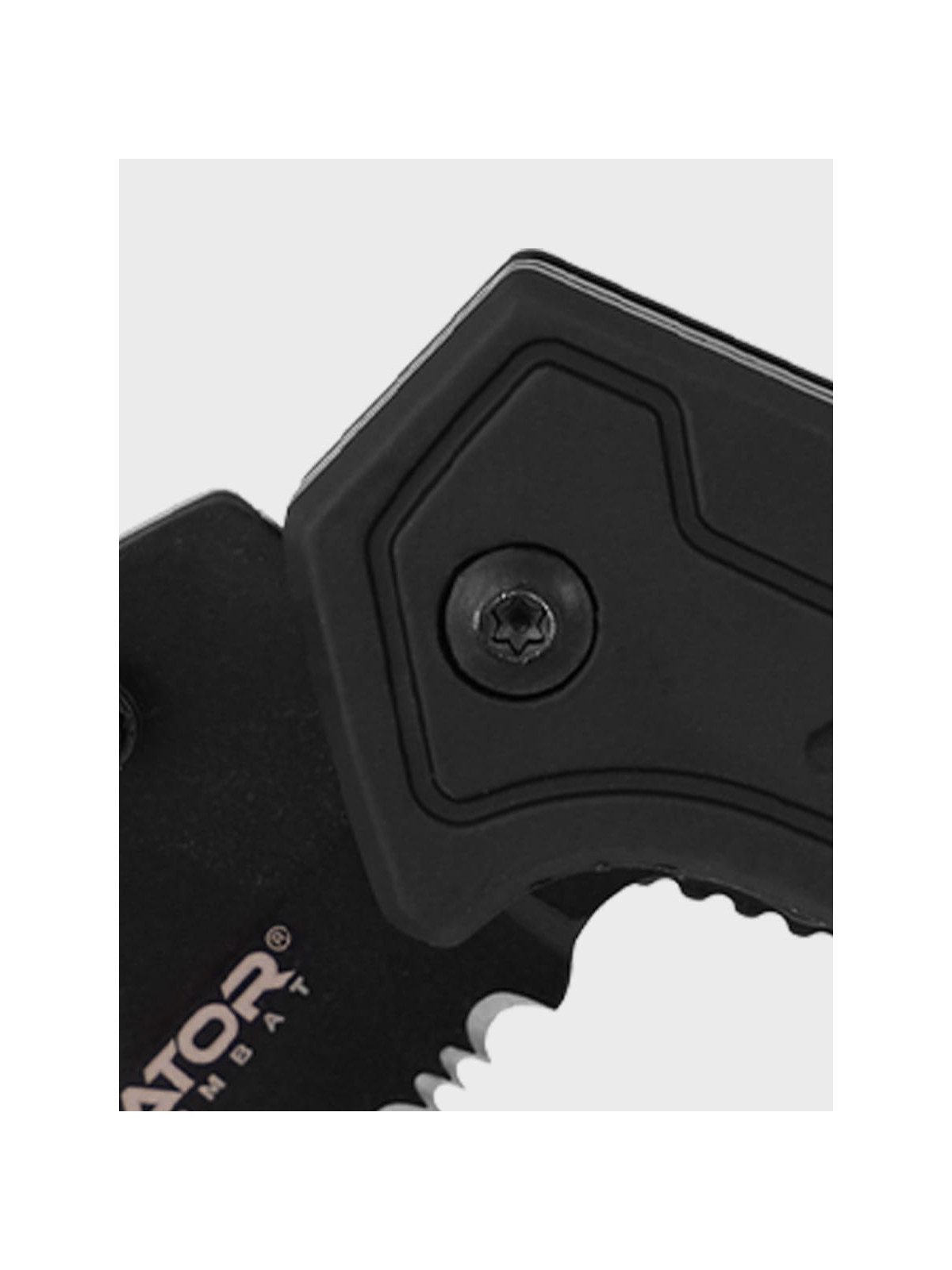 DOMINATOR URBAN COMBAT NÓŻ SKŁADANY TAKTYCZNY EDC Z KRZESIWEM GRAWER SUPER TATA