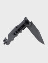 DOMINATOR URBAN COMBAT NÓŻ SKŁADANY TAKTYCZNY WOJSKOWY RATOWNICZY FINKA EDC Grafitowy