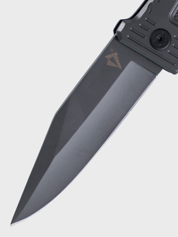DOMINATOR URBAN COMBAT NÓŻ SKŁADANY TAKTYCZNY WOJSKOWY RATOWNICZY FINKA EDC Grafitowy