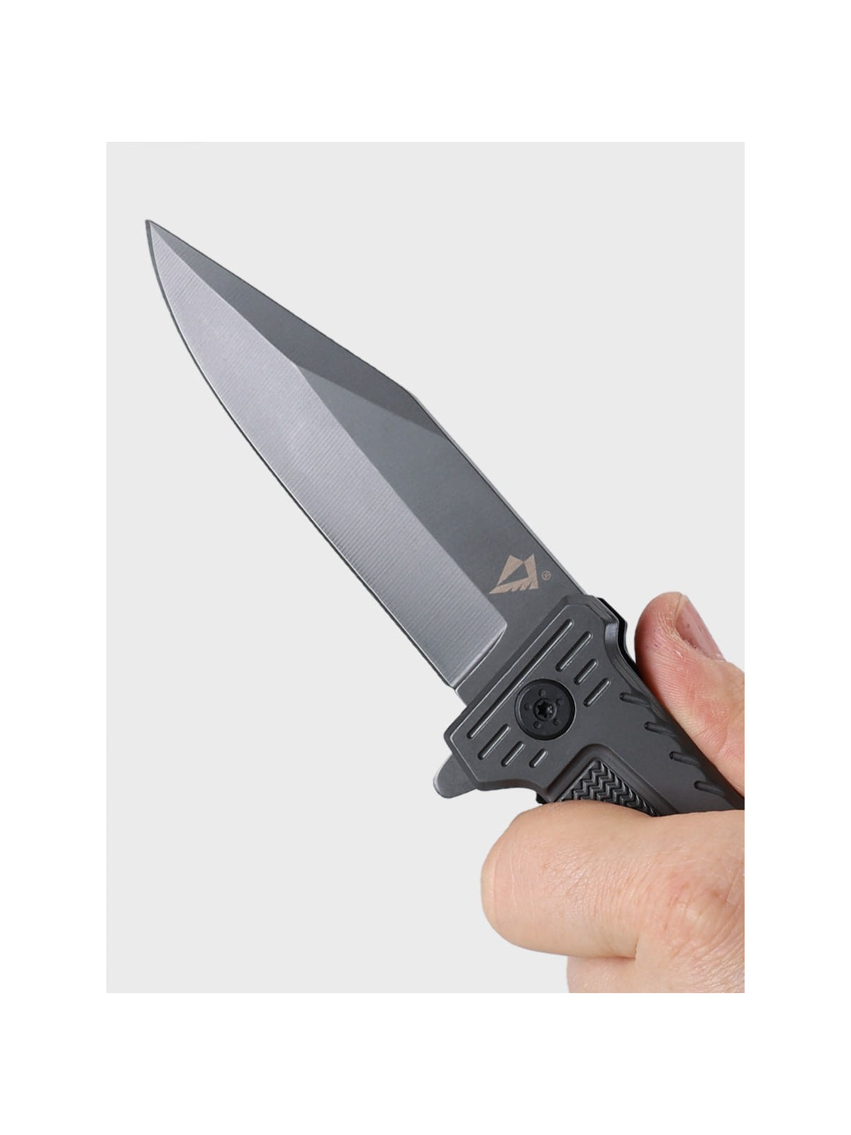 DOMINATOR URBAN COMBAT NÓŻ SKŁADANY TAKTYCZNY WOJSKOWY RATOWNICZY FINKA EDC Grafitowy
