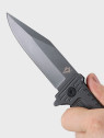 DOMINATOR URBAN COMBAT NÓŻ SKŁADANY TAKTYCZNY WOJSKOWY RATOWNICZY FINKA EDC Grafitowy