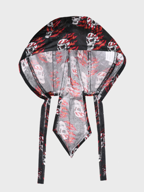 FOSTEX GARMENTS Chusta bandana bandama czapka Headwrap Flaming Skull